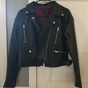 Love Tree Leather Jacket